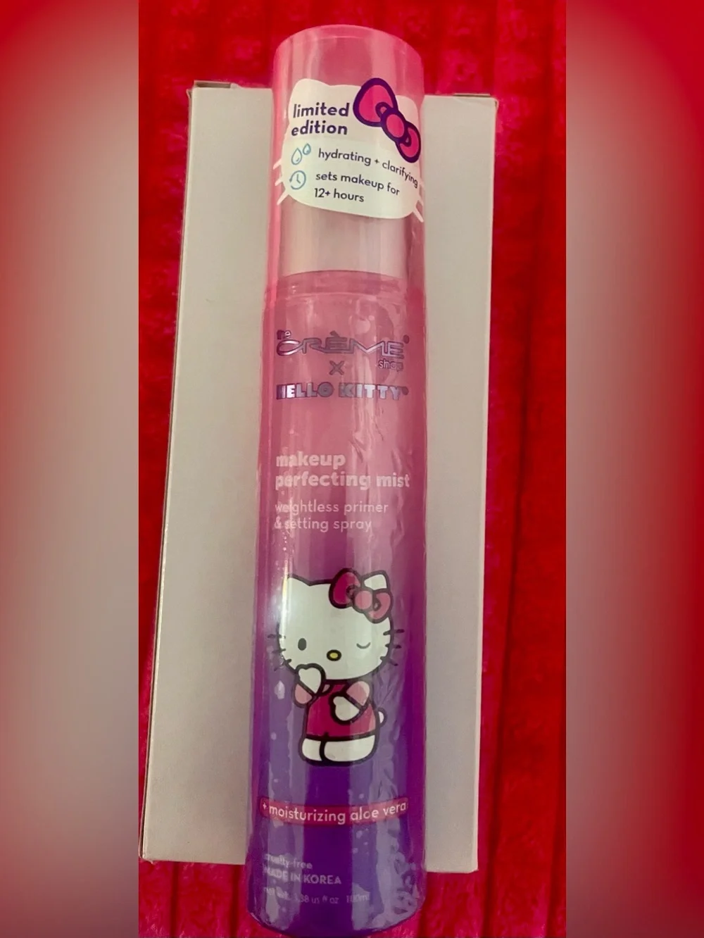 The Crème Shop x Hello Kitty Makeup Perfecting Mist